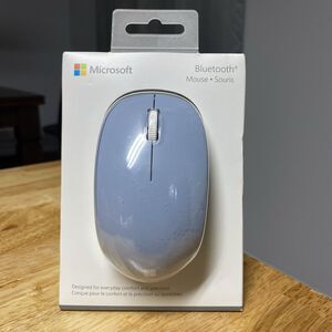 Microsoft -Wireless Bluetooth Optical Ambidextrous Mouse - Pastel Blue RJN-00013